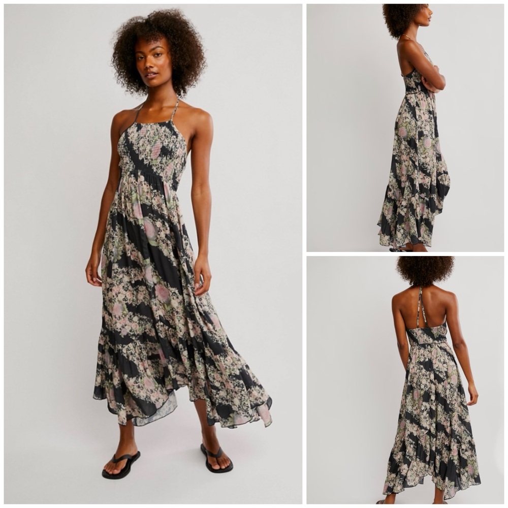 𝓯𝓹 Free People ~ Heat Wave Printed Maxi Slip